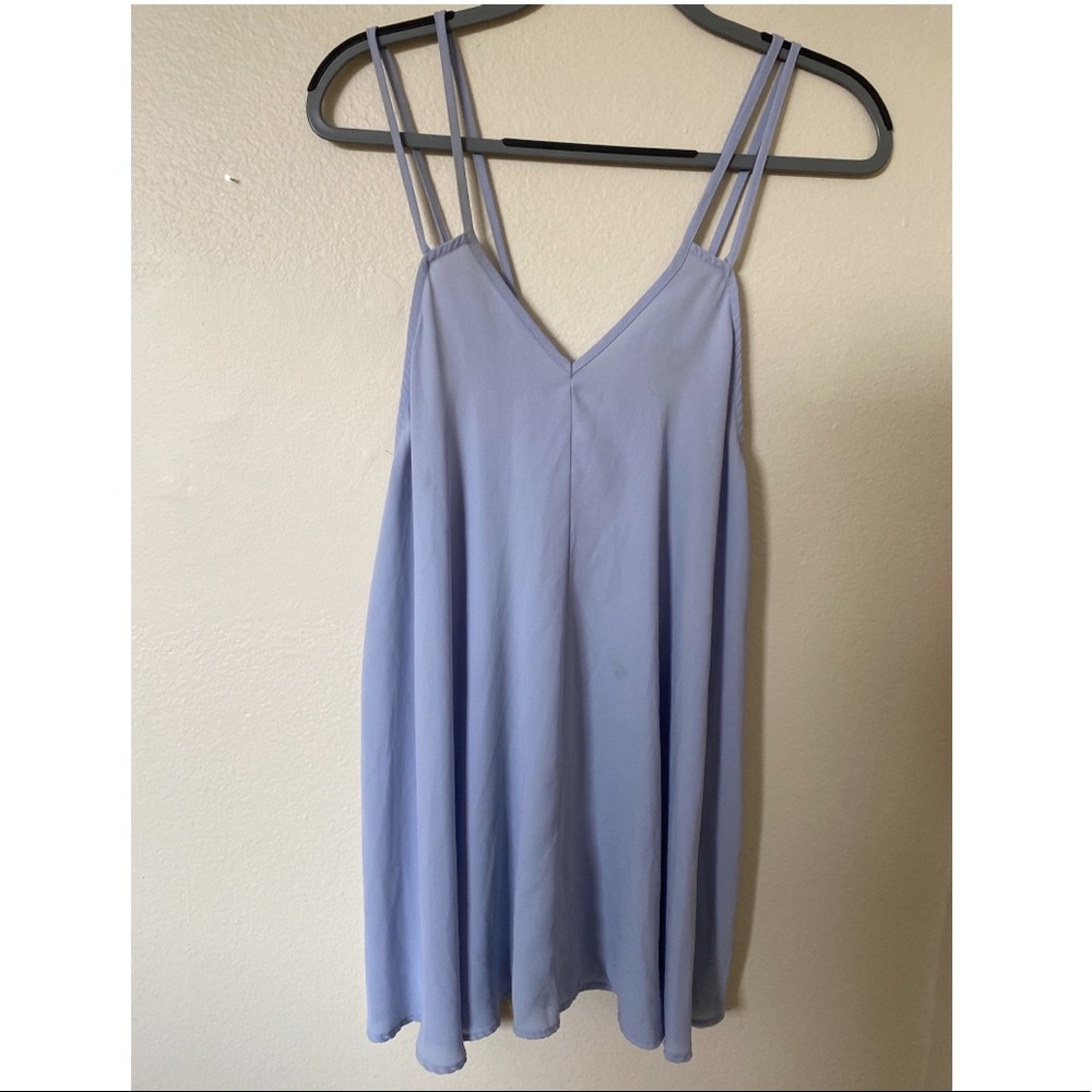 Brandy Melville blue slip dress